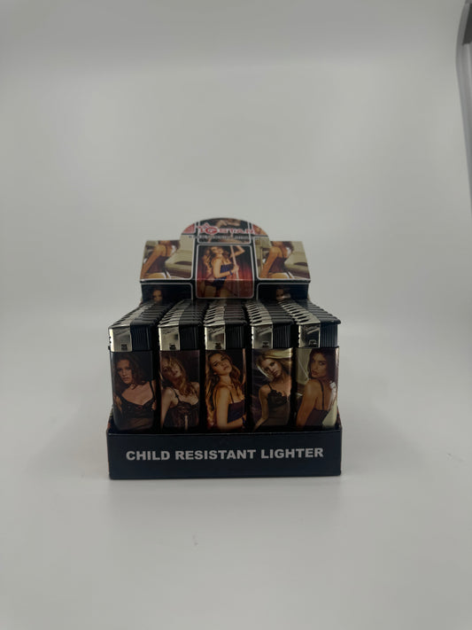 SEXY LIGHTERS 50 pack - TORCH144 - RK Quality Glass