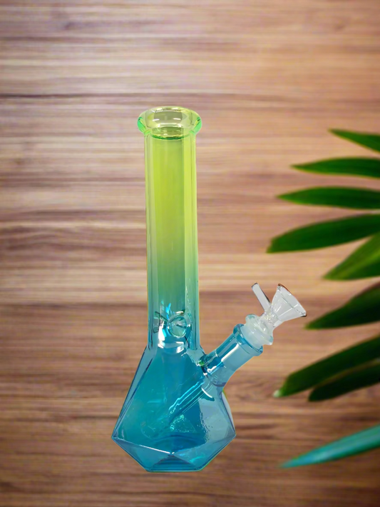 10" Metalic color Becker Bong - WP260 - RK Quality Glass