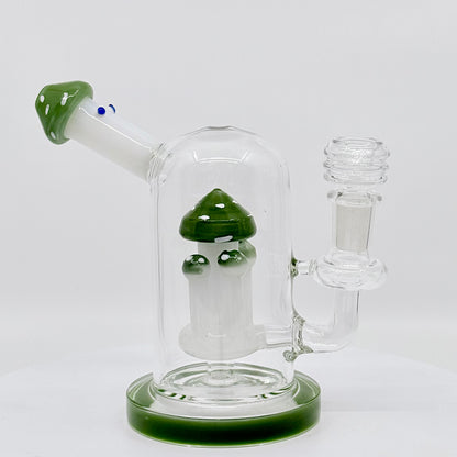 7" SIDE CARB MUSHROOM DAB RIG - WP251 - RK Quality Glass