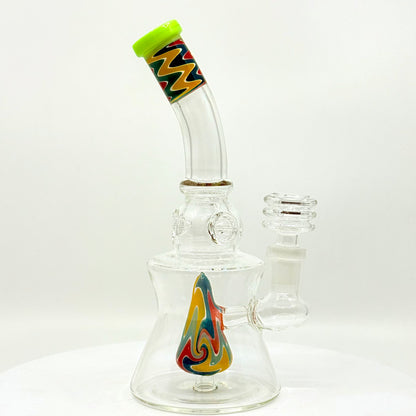 8" SHOWER HEAD CONE DAB RIG - WP252 - RK Quality Glass