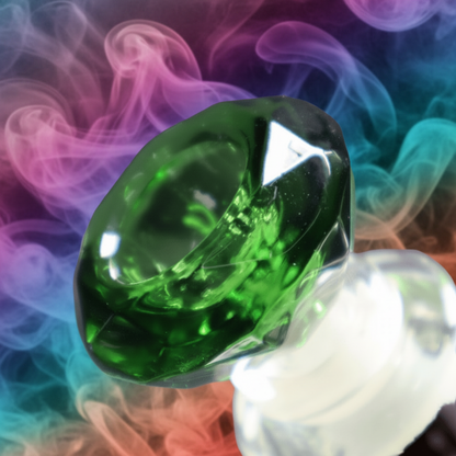 Premium Bong Bowl Replacement - Green- RK Quality Glass