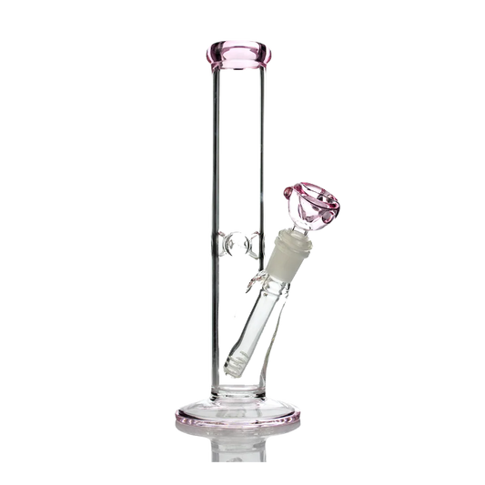 199 14RKQG 10" 5mm clear straight bong