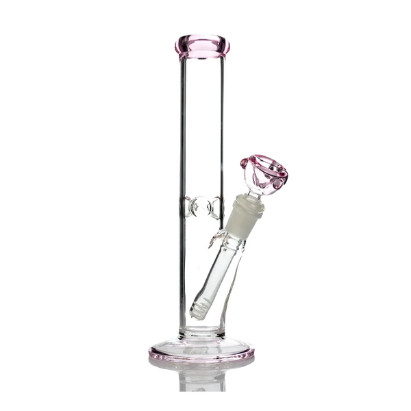 199 14RKQG 10" 5mm clear straight bong