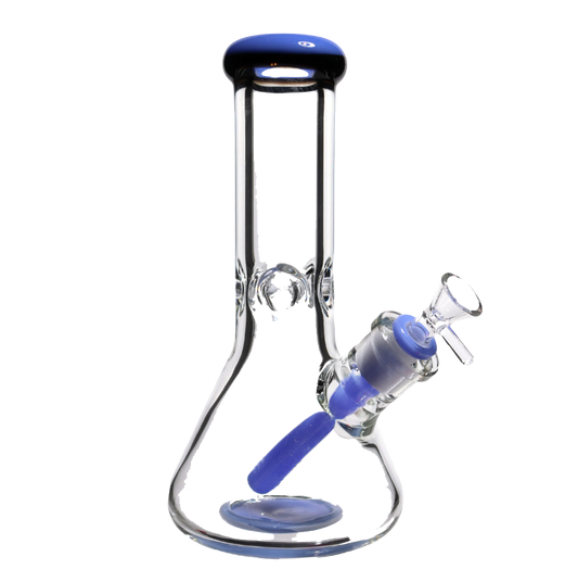 149 30RKQG 12" 9mm color mouth beaker bong