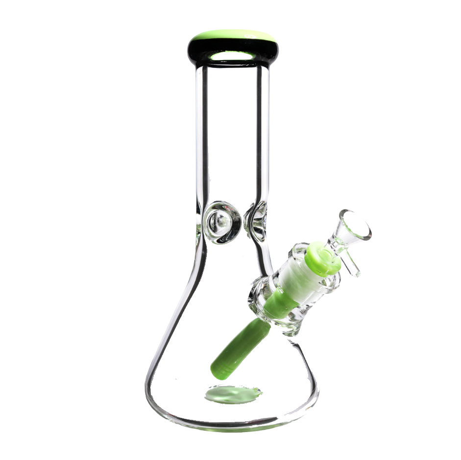 149 30RKQG 12" 9mm color mouth beaker bong