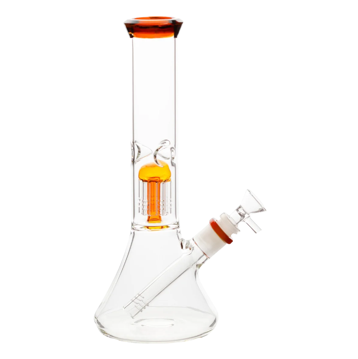 350 xyz399 16” 9mm clear glass 12 arm tree perc rig