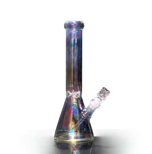 742 RKQG28 12” 9mm metallic beaker bong