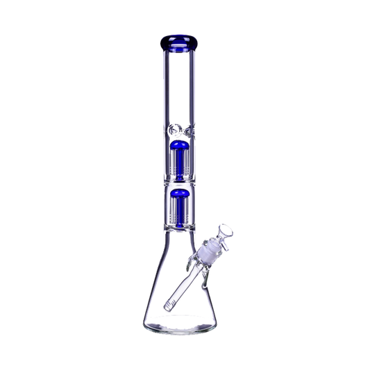 695 RKQG35 9mm double tree perc beaker bong