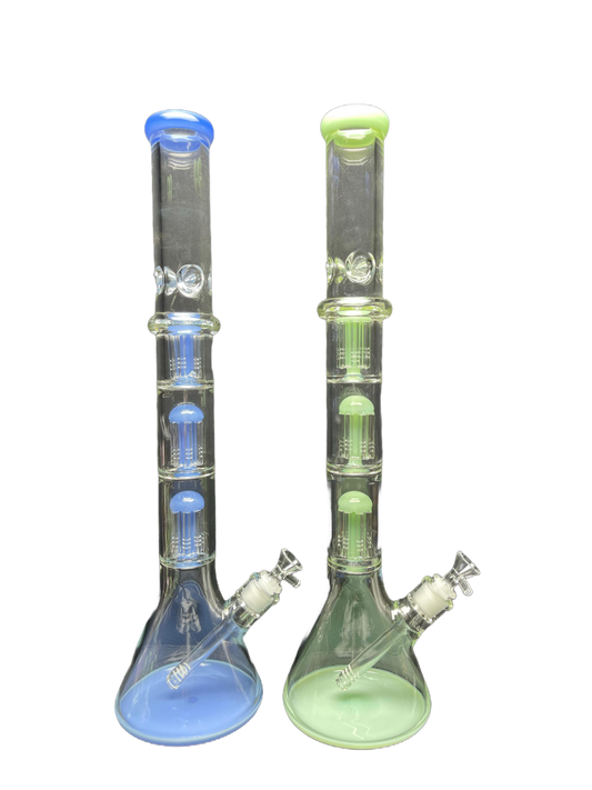 RKQG 477 22” tall 3 tree perc beaker bong