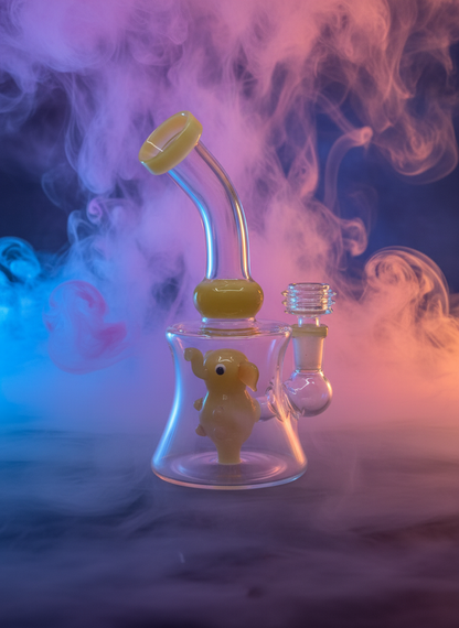 Character Art Slime Bent Dab Rig Wholesale - RK Quality Glass