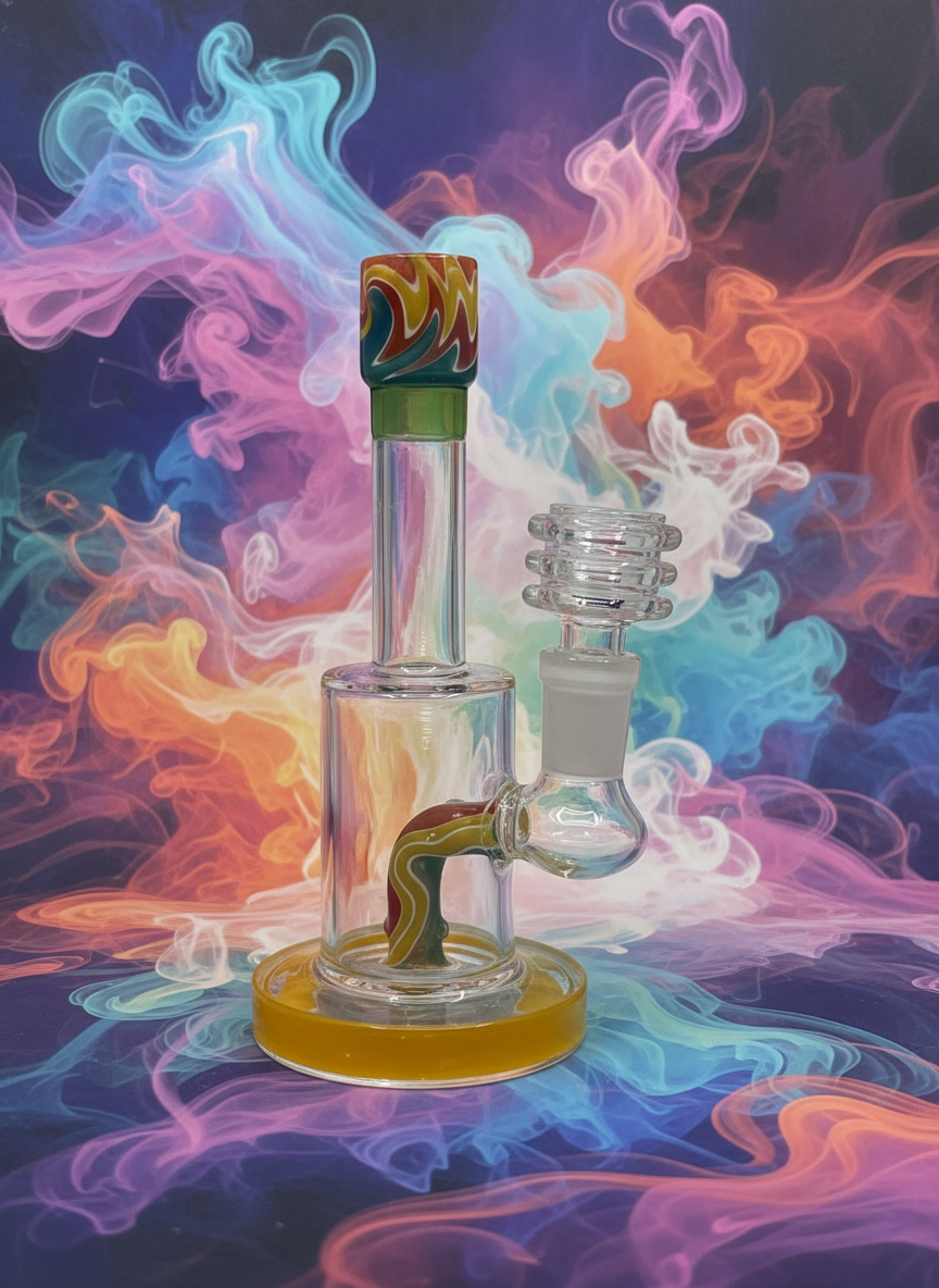 Color Art Mini Dab Rig 6 Inch Wholesale - RK Quality Glass