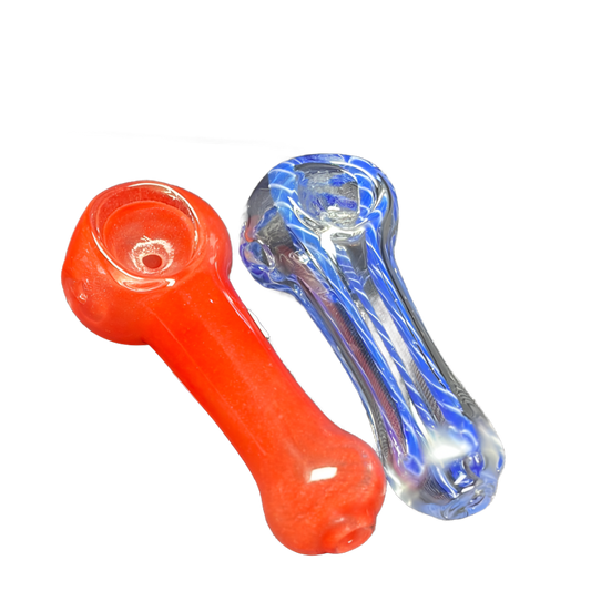 RK Quality Glass Color Twisting Hand Pipe Set - RK Quality Glass