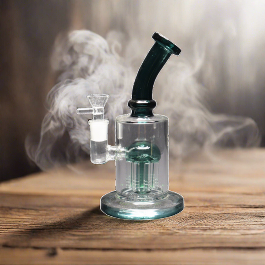 9 Inch Tree Perc Dab Rig - Premium Design - RK Quality Glass