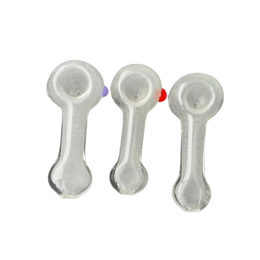 RK Quality Glass Glow in the Dark Hand Pipe Set - RK Quality Glass