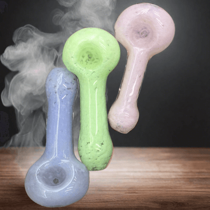 Slime Freet Spoon Hand pipe,- HP1016 - RK Quality Glass