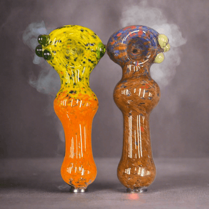 5” Frit Spoon Hand Pipe - HP1017 - RK Quality Glass