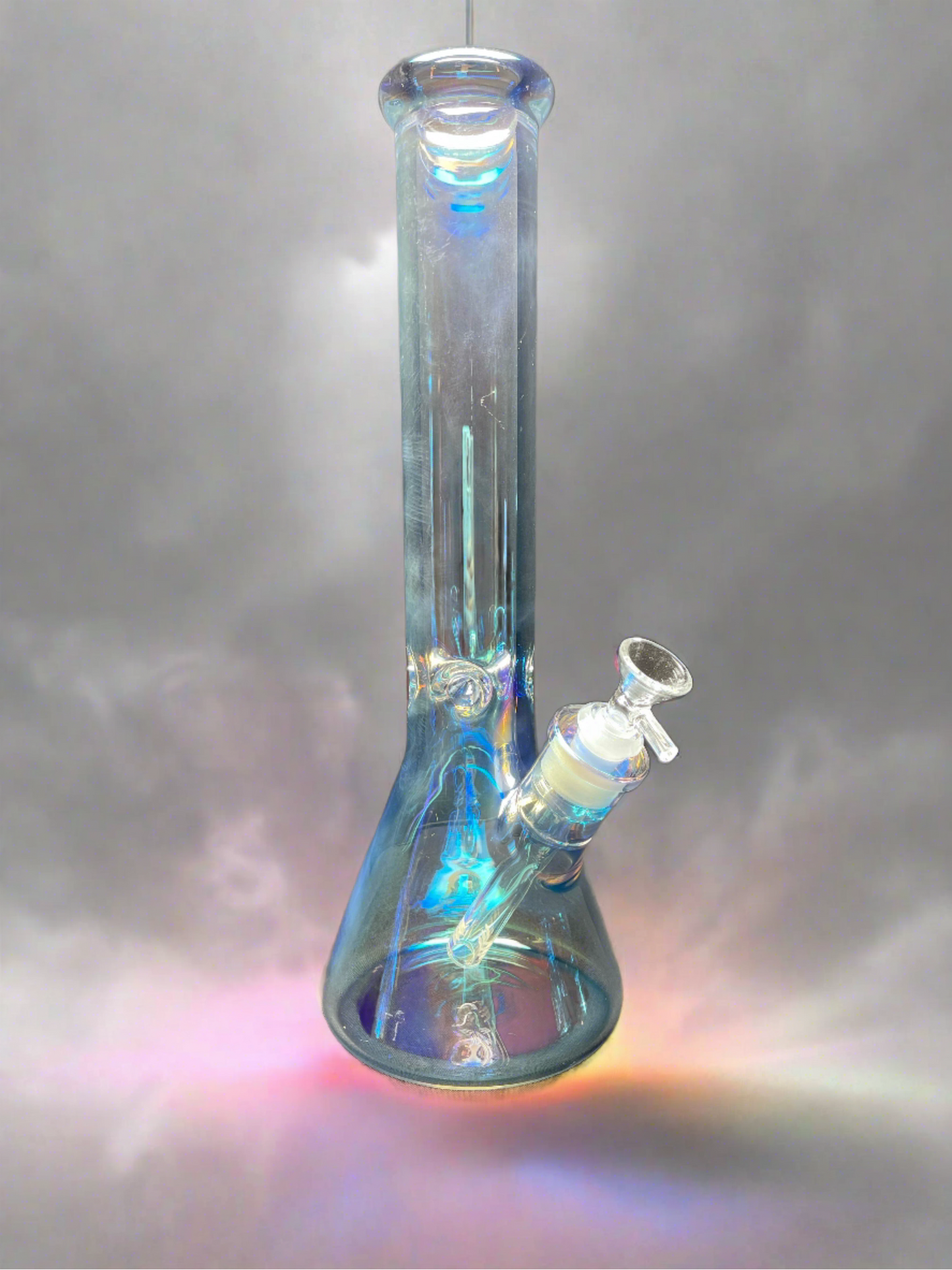 117 25RKQG 16” 7mm Rainbow beaker