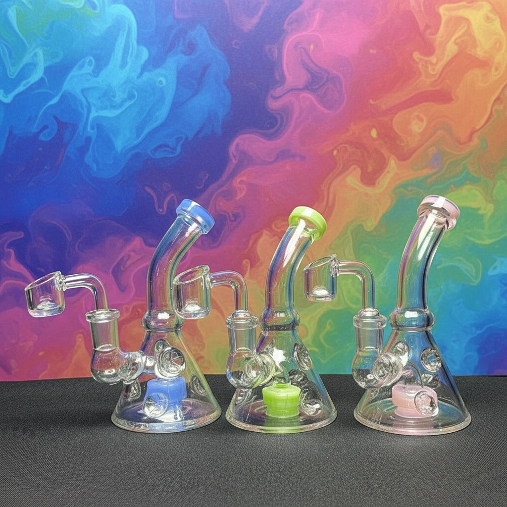 6.10 Shower Head Dab Rig Wholesale - RK Quality Glass
