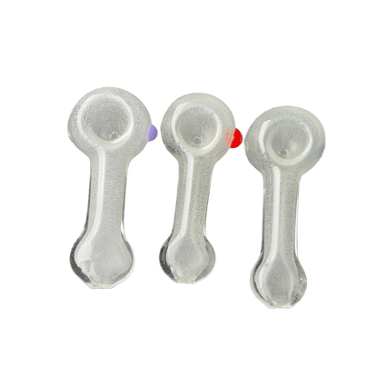 3.5” glow in the dark hand pipe - HP1004 - RK Quality Glass