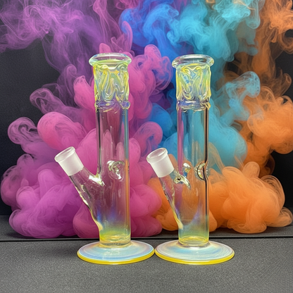 8” American Made Fumed Straight Shooter Wholesale - RK Quality Glass