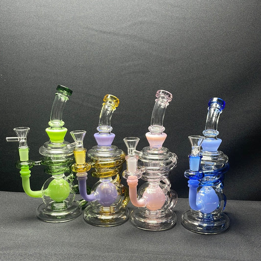 736 RKQG42 10” recycle color dab rig