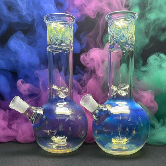 10” American Made Fumed Bowl Beaker Bong - RK Quality Glass