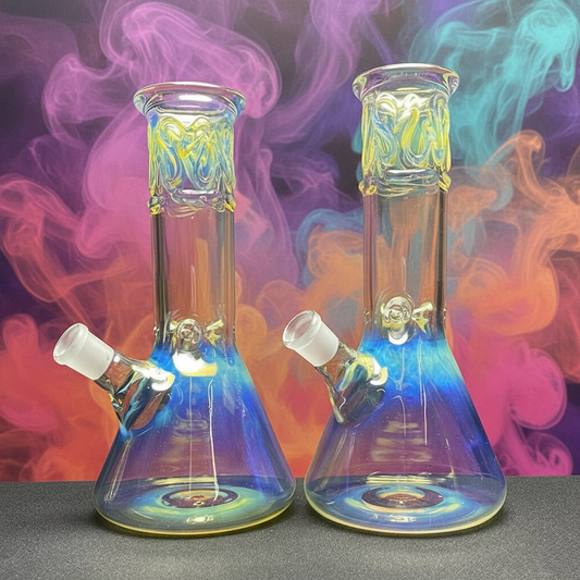 10” American Made Fumed Beaker Bong - RK Quality Glass
