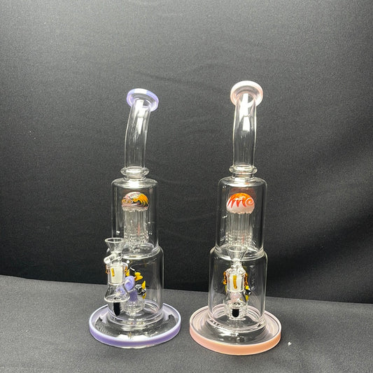 737 RKQG56 14” tree perc animal art dab rig