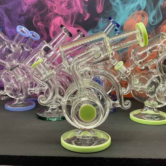 10" Recycle Dab rig - WP146