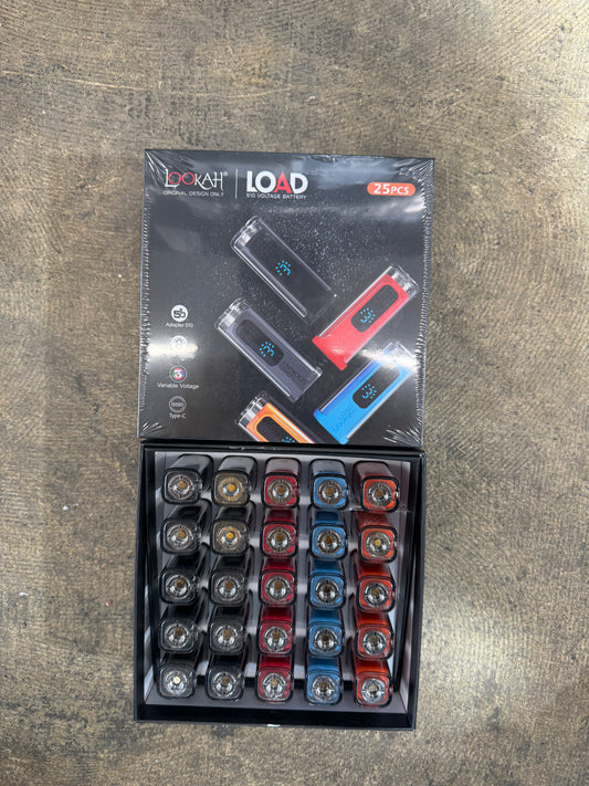 Lookah Load 510 Voltage Battery - 25 Pack by RK Quality Glass - RK Quality Glass