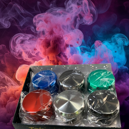 RK Quality Glass Magnetic Herb Grinder 3 Piece Set