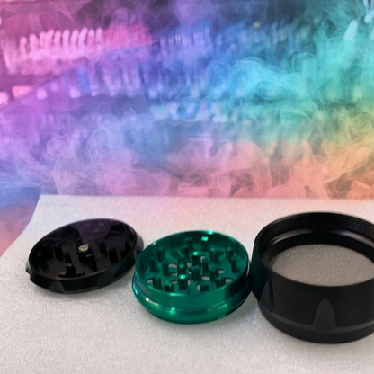 RK Quality Glass Magnetic Herb Grinder 3 Piece Set