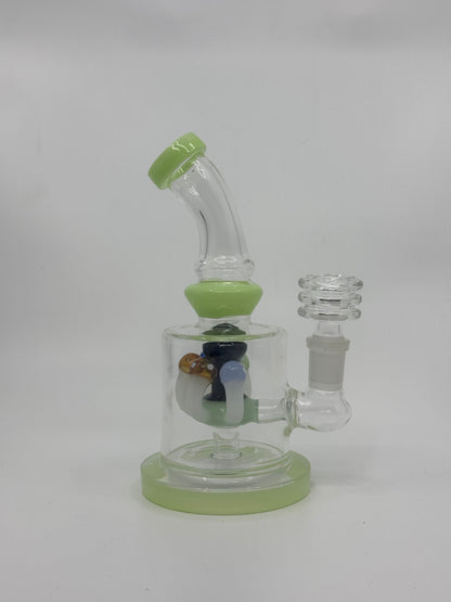RK Quality Glass Mushroom Bent Dab Rig - Premium Design - RK Quality Glass