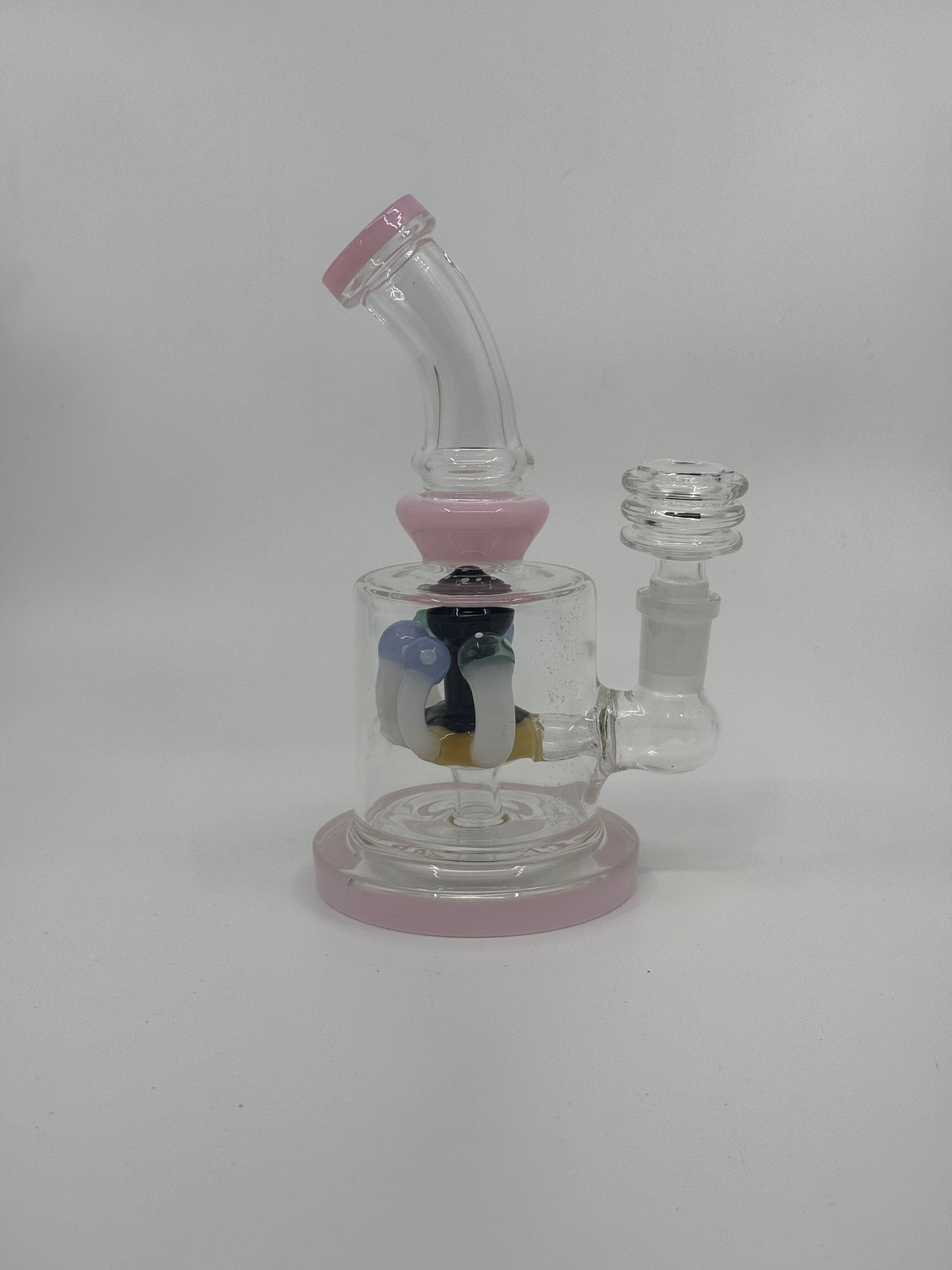 RK Quality Glass Mushroom Bent Dab Rig - Premium Design - RK Quality Glass