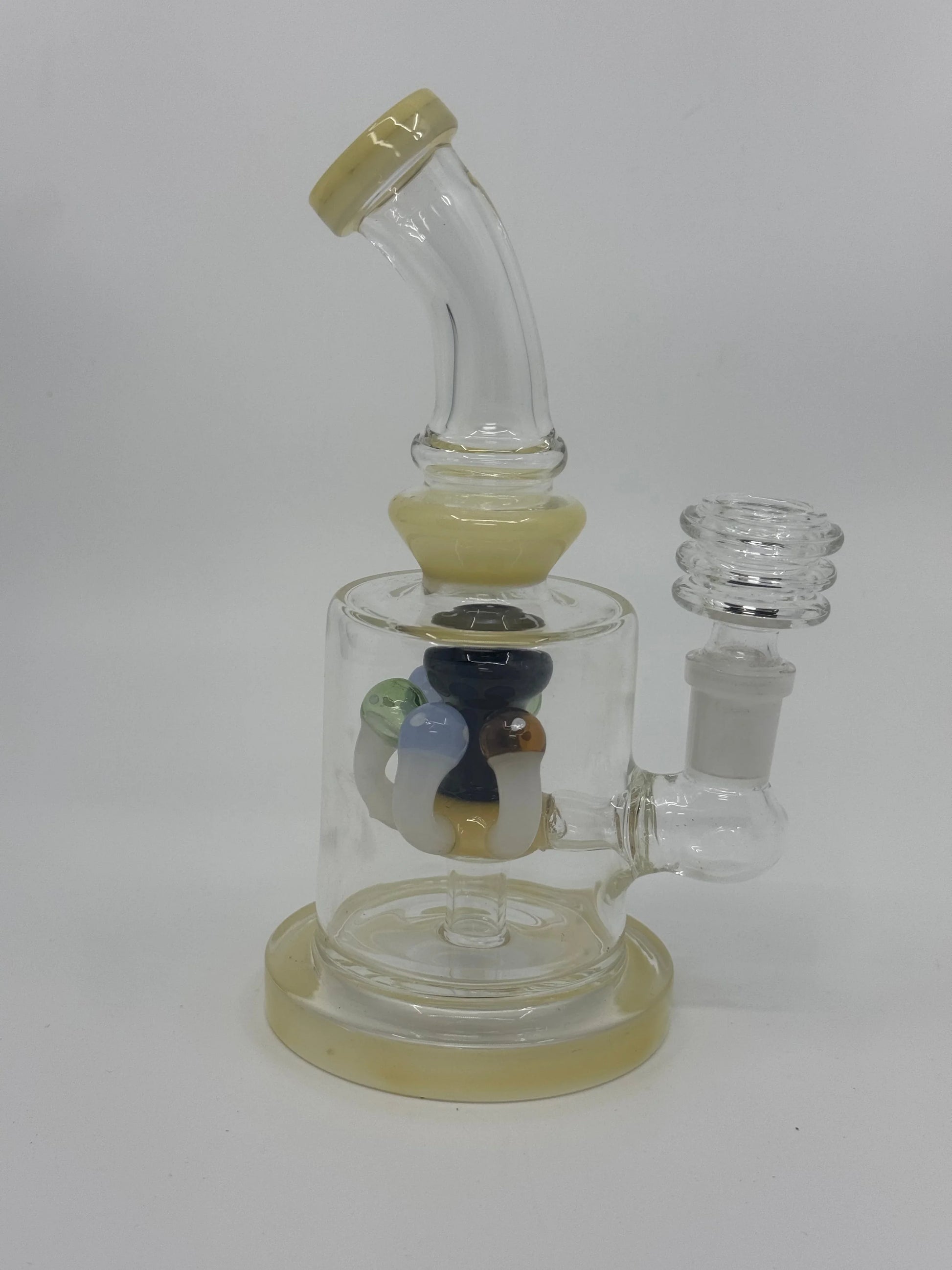 RK Quality Glass Mushroom Bent Dab Rig - Premium Design - RK Quality Glass