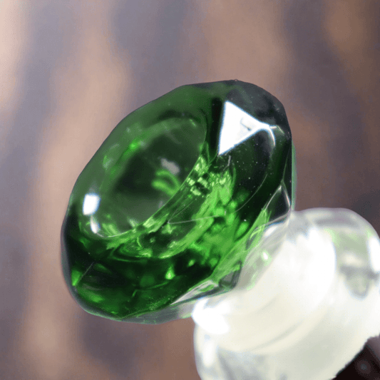 Premium Bong Bowl Replacement - Durable Green - RK Quality Glass