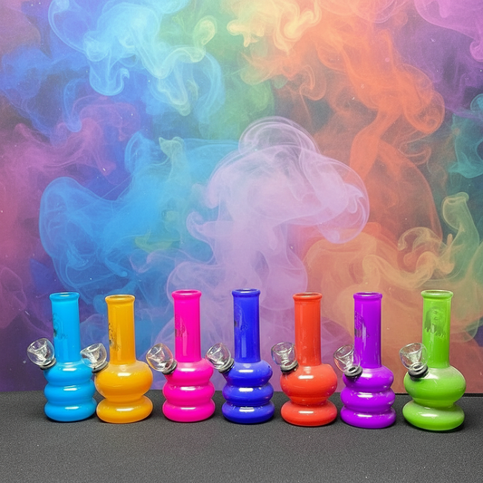 5 Inch Pull Out Becker Bong - RK Quality Glass