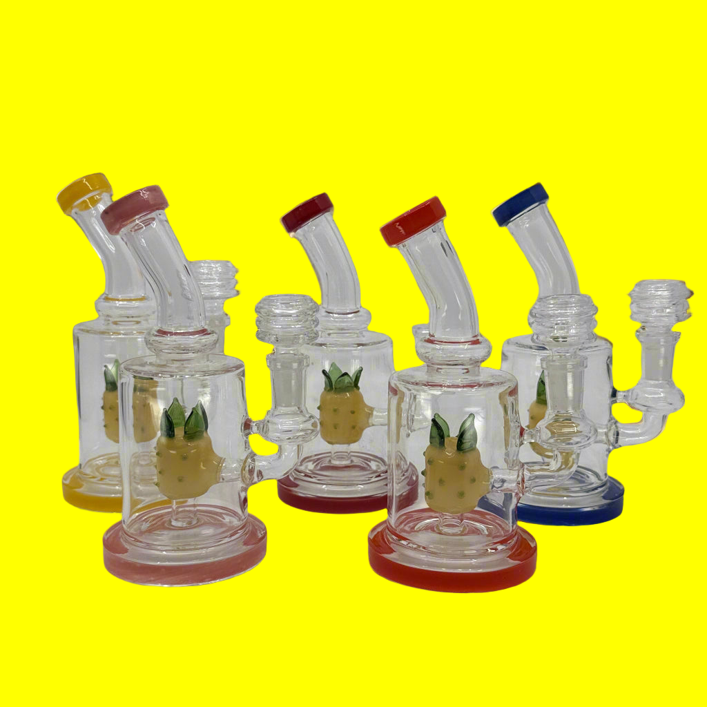 RK Quality Glass Pineapple Shower Head Dab Rig - Wholsell Smokeshop