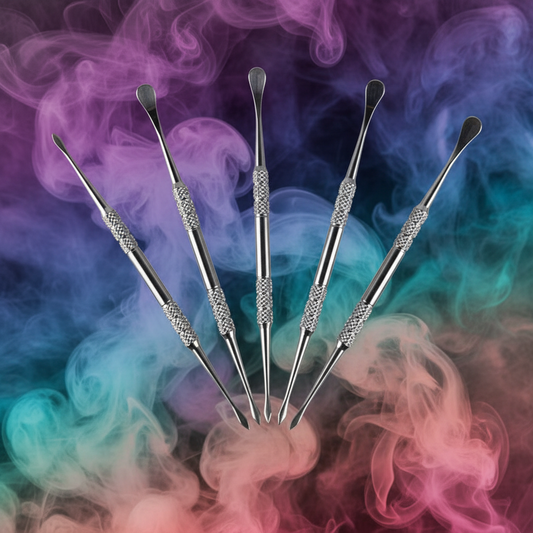 RK Quality Glass 5-Piece Dab Tool Set - Wholsell Smokeshop