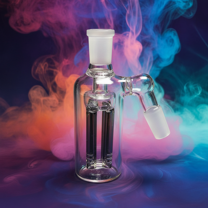 Wholsell Smokeshop 6 Arm Tree Perc Ash Catcher - RK Quality Glass