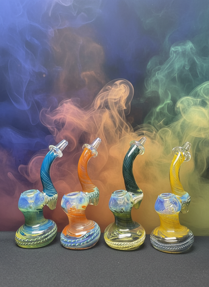 7 Inch Color Twisting Bubbler Wholesale - RK Quality Glass