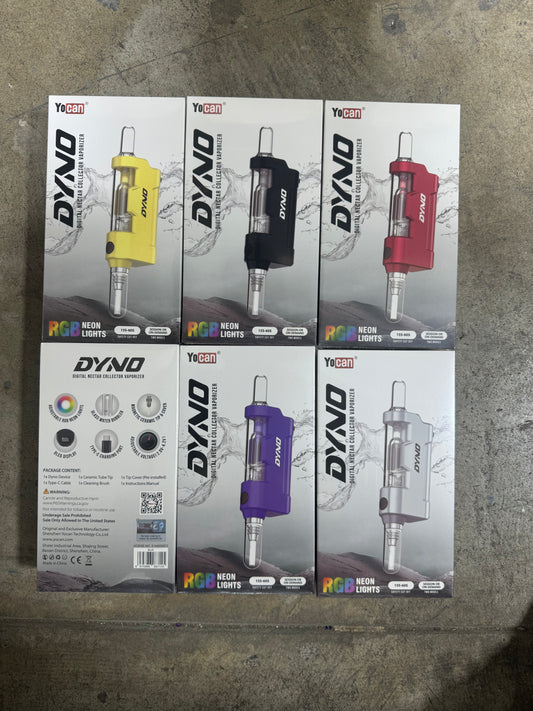 Yocan DYNO Digital Nectar Collector with RGB Lights - RK Quality Glass