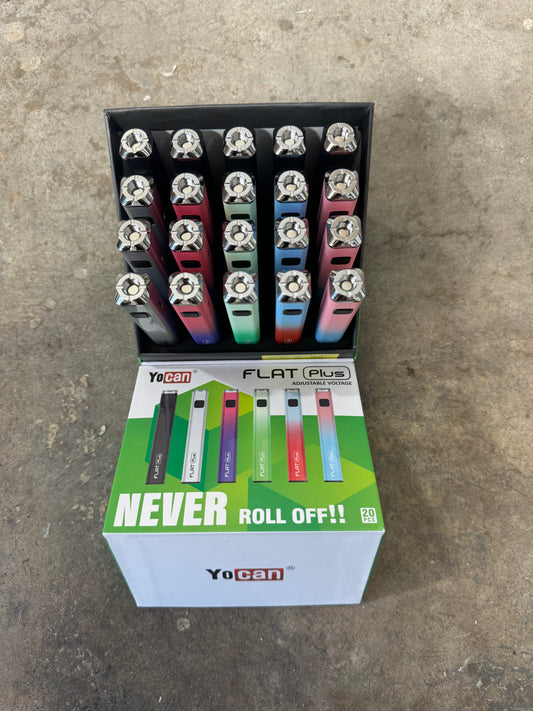 Yocan Flat Plus Adjustable Voltage Battery Box - RK Quality - RK Quality Glass