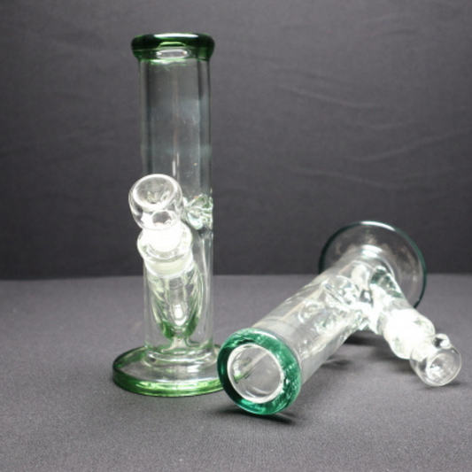 RK Quality Glass 10 Inch Straight Water Bong - Premium 9mm - RK Quality Glass