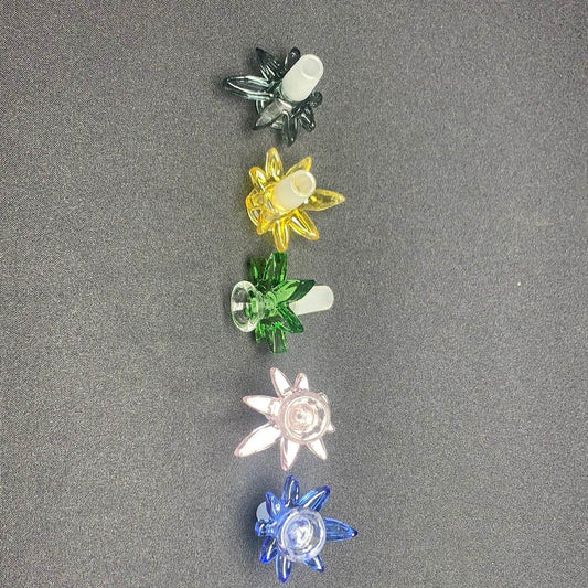 RK Quality Glass 14mm Glass Flower Bowl Set - Colorful Designs - RK Quality Glass