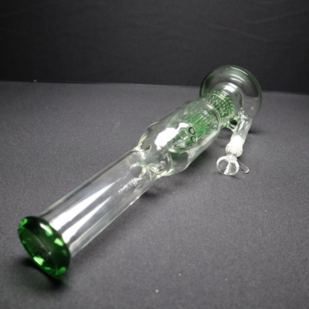 180 25RKQG 16" tree perck honey comb straight bong