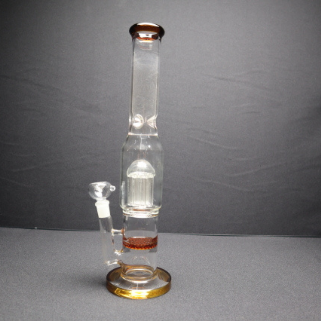 180 25RKQG 16" tree perck honey comb straight bong