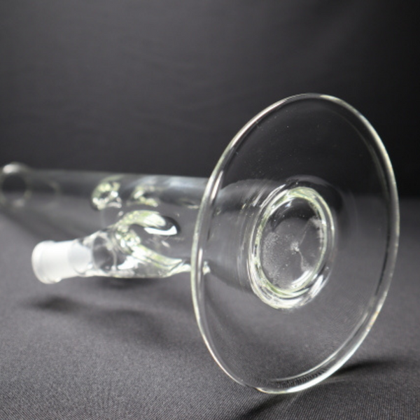203 18RKQG 18" 5mm clear straight water bong