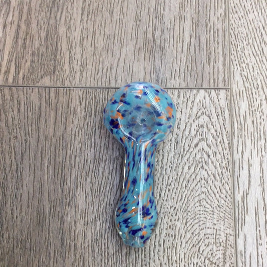 RK Quality Glass 3 Inch Glass Hand Pipe - Colorful Design - RK Quality Glass