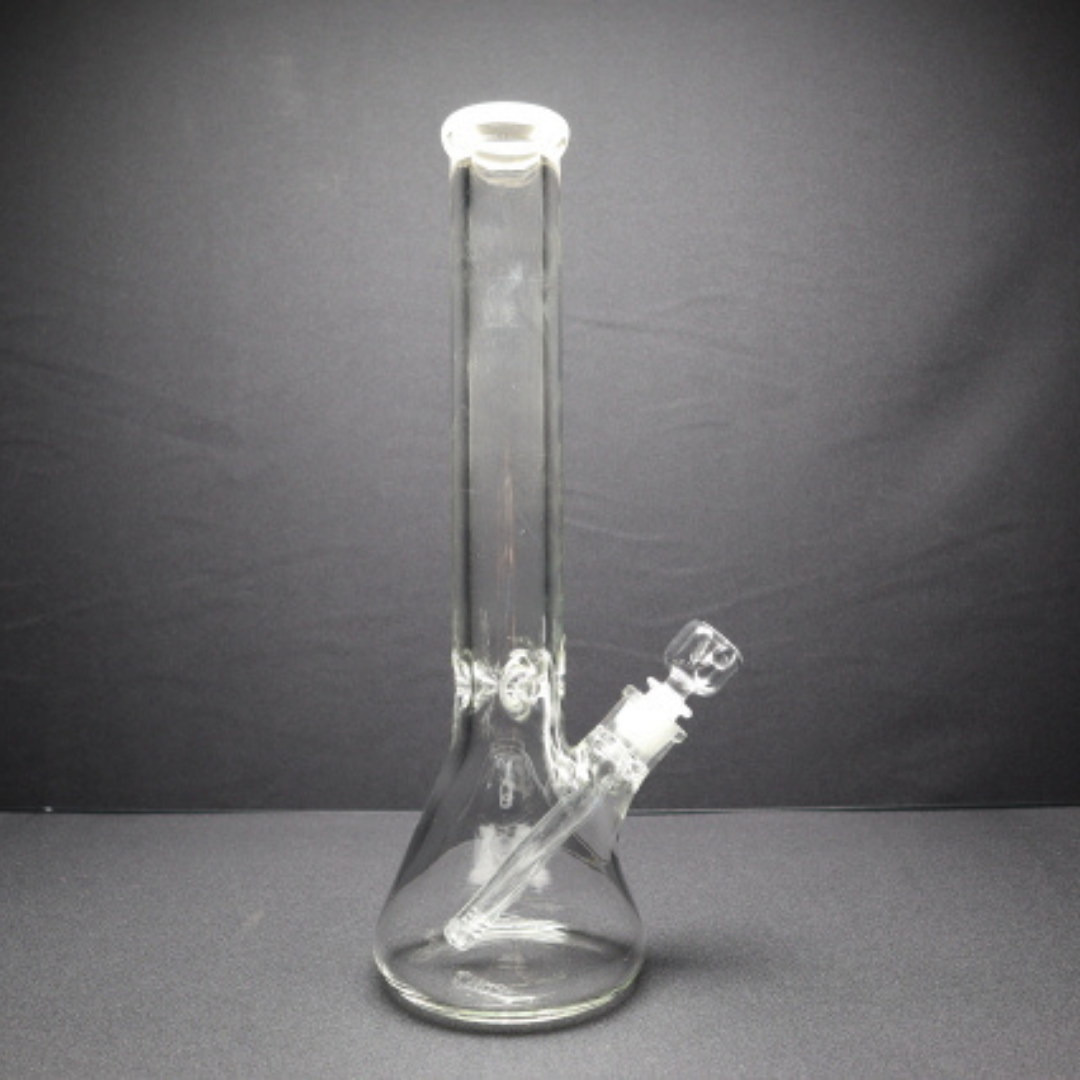 179 24RKQG 16" 9mm thick color moth beaker bong